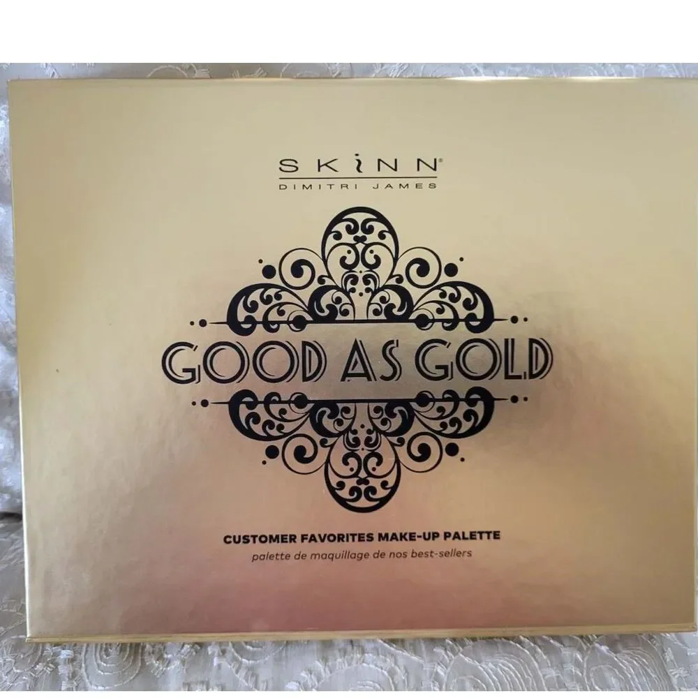 skinn cosmetics good as gold kit /palette color description